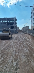 تصویر اجرای طرح ضربتی لکه‌گیری آسفالت در ماهدشت به مناسبت استقبال از بهار