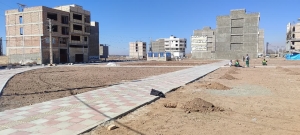 تصویر بازدید شهردار هشتگرد از بوستان جدید الاحداث در شهرک کوثر