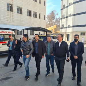تصویر ‌ بازدید از زیر ساخت‌های مرکز آموزشی درمانی شهید مدنی کرج