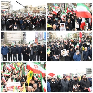 تصویر حضور پرشور جامعه ورزش و جوانان استان البرز در راهپیمایی روز جهانی قدس