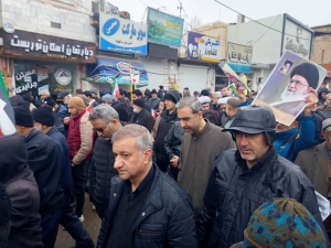 تصویر پیام تقدیر و تشکر فرماندار طالقان برای حضور و شرکت در راهپیمایی روز جهانی قدس