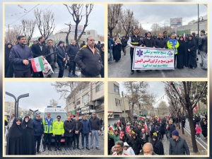 تصویر تجلی همبستگی خانواده بزرگ سلامت در حماسه روز جهانی قدس