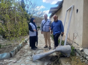 تصویر محب البرز در صحنه بحران؛ داوطلبان در کنار مردم بیلقان پس از آسیب‌دیدگی پل B۱