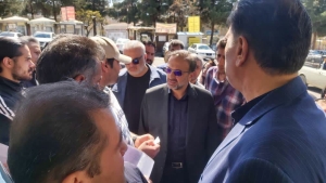 تصویر حضور میدانی و بازدیدهای سرزده رئیس کل دادگستری البرز از محاکم کرج