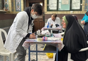 تصویر خدمت بی‌وقفه دانشجویان بسیجی البرز در روزهای سخت