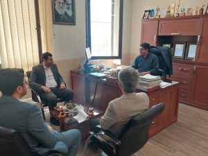 تصویر دیدار سرپرست اداره فرهنگ و ارشاد اسلامی  چهارباغ با مدیرکل فرهنگ و ارشاد اسلامی استان البرز