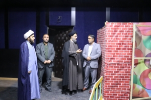 تصویر بازدید امام جمعه شهرستان نظرآباد از فرهنگسرای هنر