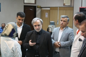 تصویر بازدید دادستان مرکز استان البرز از پزشکی قانونی استان