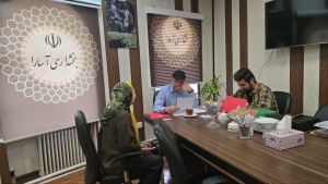 تصویر برگزاری ملاقات مردمی بخشدار آسارا