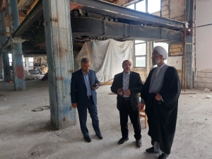 تصویر بازدید دکتر حدادی و مهندس کیان از مجموعه مصلی طالقان