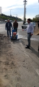 تصویر اصلاح هندسی تقاطع کارگر و بلوار مدرس هشتگرد
