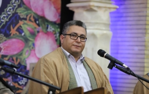 تصویر مهدی فلاح نژاد نفر اول و برگزیده قاری قرآن کریم روستایی استان البرز