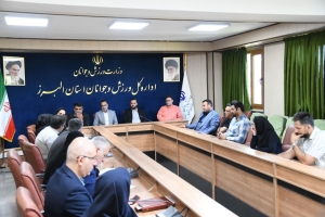 تصویر برگزاری اولین نشست هماهنگی همایش بزرگ پیاده روی خانوادگی در البرز