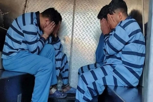 تصویر دستگیری باند سارقان به عنف  در شهرستان چهارباغ