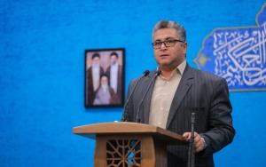 تصویر تلاوت قرآن قاری البرزی،استاد مهدی فلاح نژاد مصلی نماز جمعه ساوجبلاغ