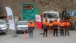 تصویر آماده باش راهداران  در پی ورود سامانه بارشی باران در استان البرز