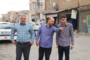 تصویر بازدید مسئولان شورای اسلامی و شهرداری کمال‌شهر از محله حسن‌آباد