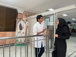 تصویر بازدید رئیس دانشکده پرستاری از مرکز آموزشی درمانی کوثر