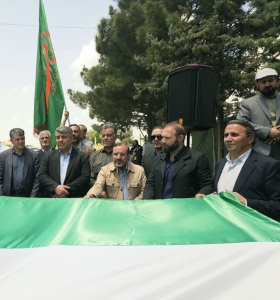 تصویر برگزاری مراسم گرامیداشت سالگرد شهید خبرنگار مهدی (بهروز) فلاحت‌پور در شهر کوهسار