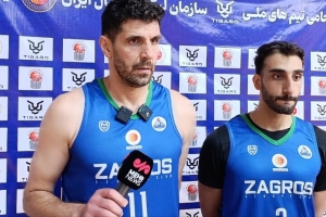 تصویر با دست خالی تیم بسکتبال استقلال تهران را ترساندیم
