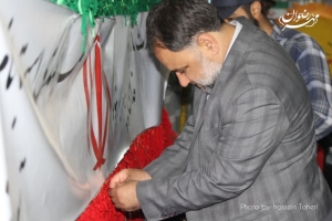 تصویر بازدید شهردار کمالشهر از موکب شهید سیدعلی خامنه‌ای؛