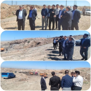 تصویر تأکید بر ساماندهی جایگاه موقت پسماند مهستان و رفع معضلات زیست‌محیطی