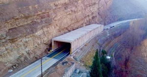 تصویر آغاز عملیات احداث فاز دوم گالری خوزنکلا در محور کرج کندوان