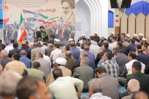 تصویر مراسم بزرگداشت سی‌وهفتمین سالگرد ارتحال حضرت امام خمینی(ره) در ساوجبلاغ برگزار شد