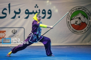 تصویر برگزاری مسابقه های قهرمانی ووشو استان البرز
