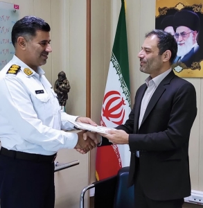 تصویر قدردانی شورای اسلامی شهرستان کرج از عملکرد جهادی پلیس راهور البرز