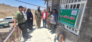 تصویر نخستین خانه اطفا حریق در بخش پلنگ‌آباد افتتاح شد
