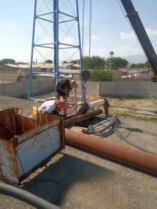 تصویر ارتقای توان عملیاتی ایستگاه پمپاژ گلسار