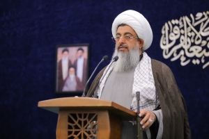 تصویر پیام رهبر معظم انقلاب، اقرار رسمی آمریکا به شکست در برابر اراده ملت ایران بود