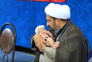 تصویر اجتماع باشکوه شیرخوارگان حسینی در چهارباغ برگزار شد