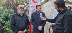 تصویر مجموعه صنعت، معدن و تجارت استان با تمام ظرفیت در پشتیبانی از مواکب خدمت‌رسان حضور دارد