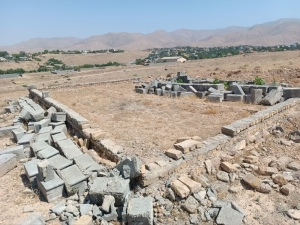 تصویر رفع تصرف ۱۱۰۰ متر مربع از اراضی روستای شلمزار