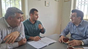 تصویر بازدید فرماندار شهرستان ساوجبلاغ از کشتارگاه دام کردان