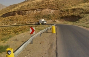 تصویر ایمن‌سازی نقاط پرتگاهی محور آتشگاه–برغان