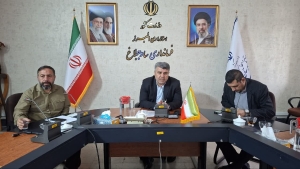 تصویر جلسه هماهنگی برگزاری رقابت سراسری میدان‌یار درساوجبلاغ برگزار شد