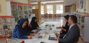 تصویر نشست شورای فرهنگی مرکز مجتمع با حضور مدیرکل کانون البرز