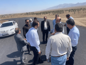تصویر پیشرفت ۷۲ درصدی تقاطع غیرهمسطح کنارگذر شرقی اشتهارد