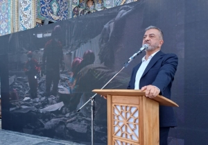 تصویر آیین «میهمانی لاله‌ها» در ۱۵۸ گلزار شهدای البرز برگزار شد