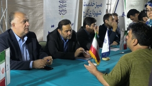 تصویر حضور مدیرکل صمت البرز در «رزم شبانه» کرج